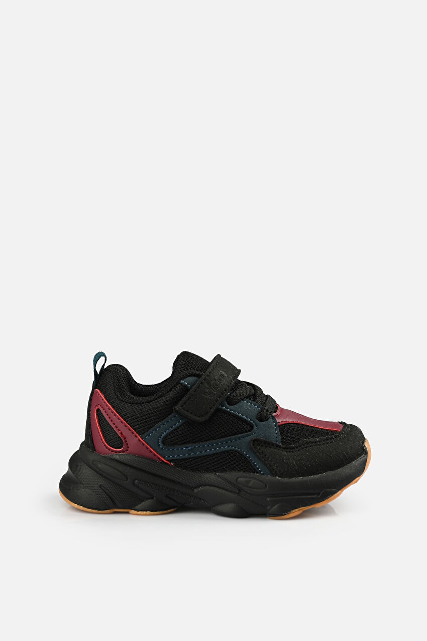 Vicco Asimo Hafif Unisex Bebek Siyah Sneaker