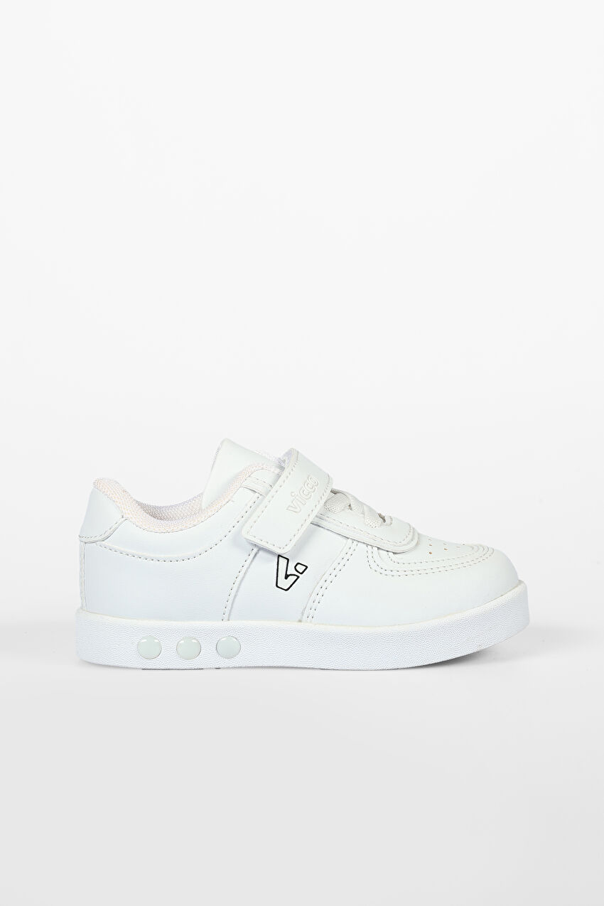 Vicco Sam Işıklı Unisex Okul Öncesi Beyaz Sneaker