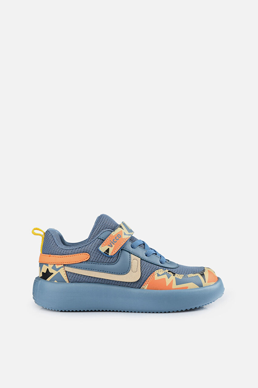Vicco Napoli Desenli Erkek Çocuk Kot Sneaker