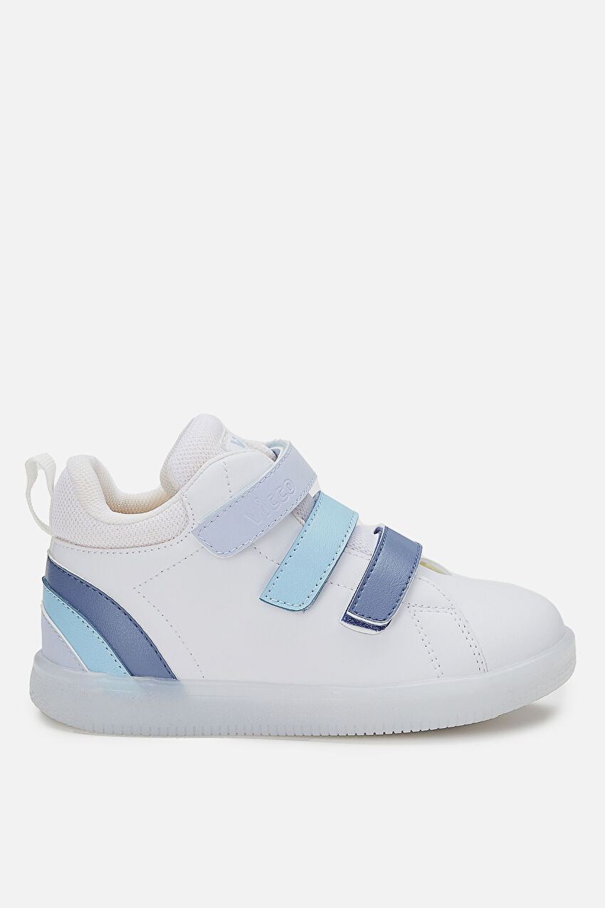 Vicco Rainbow Işıklı Erkek Çocuk Beyaz/Mavi Bot