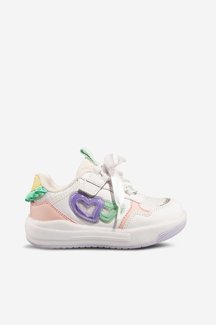 Vicco Tracy Işıklı Kız Bebek Beyaz Sneaker