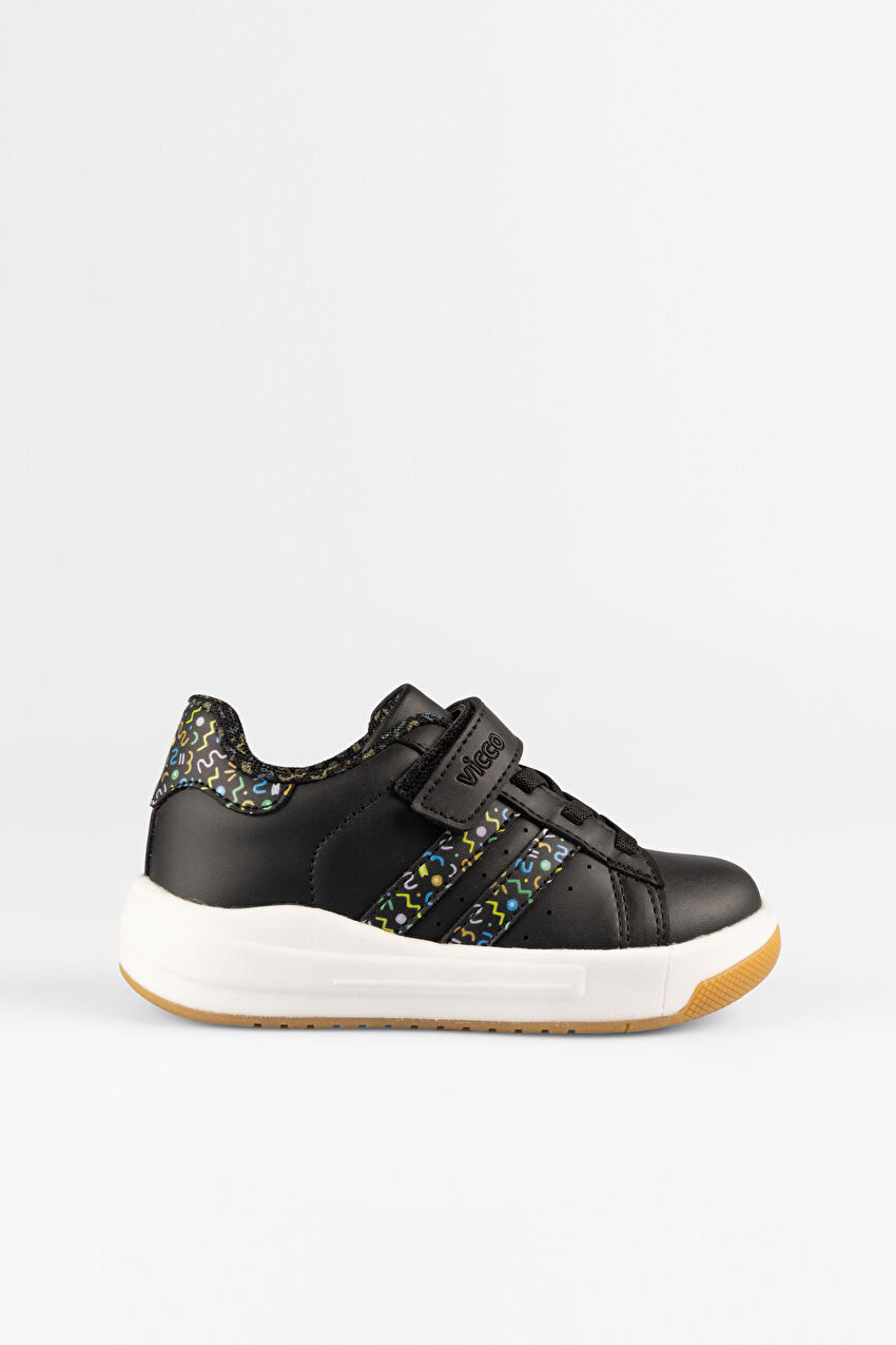Vicco Pukky Işıklı Erkek Bebek Siyah Sneaker