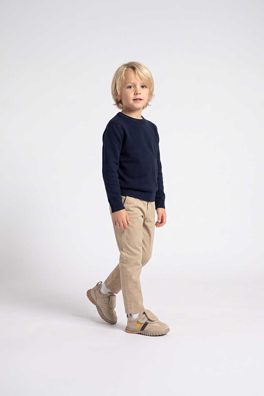 Vicco Matilda Basic Erkek İlk Adım Bej Sneaker