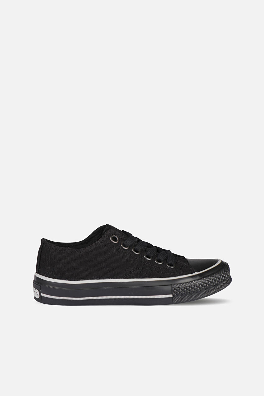 Vicco Idol Basic Unisex Genç Siyah/Siyah Sneaker