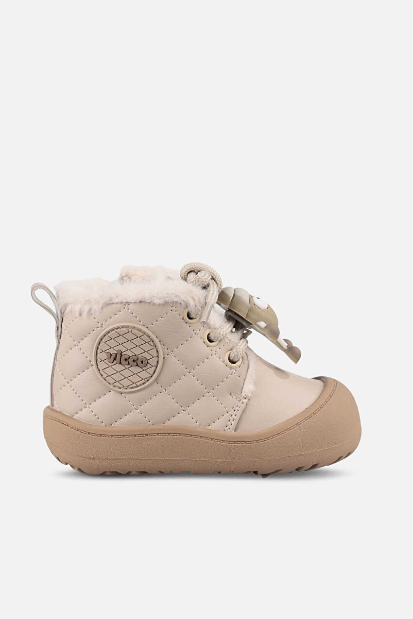 Vicco Neobi Kürklü Kız Bebek Bej Outdoor