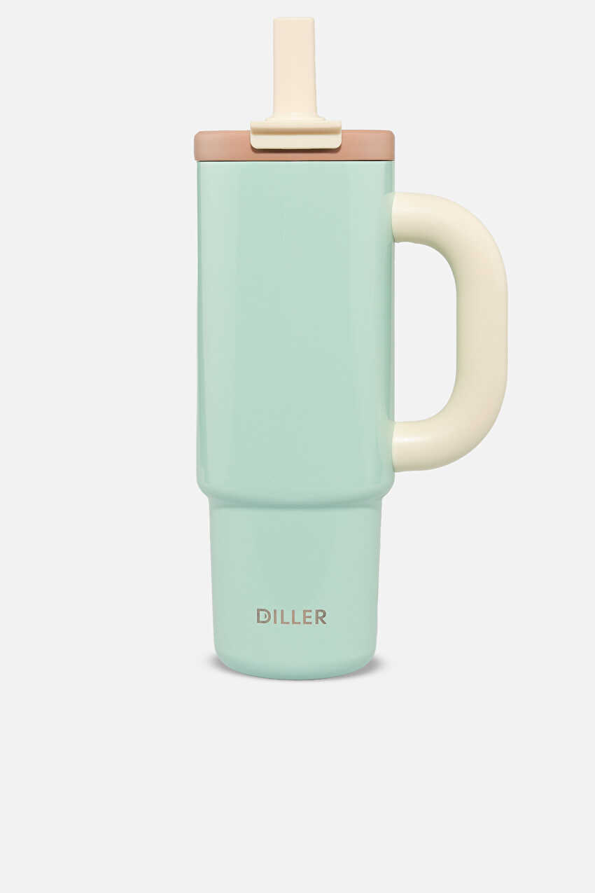 Diller Diller 950 Sızdırmaz Kapak Unisex 950ML Turkuaz Çelik Termos