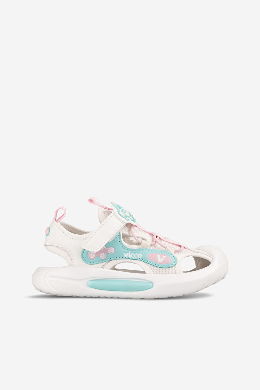 Vicco Rocket Işıklı Kız Okul Öncesi Beyaz Sandalet