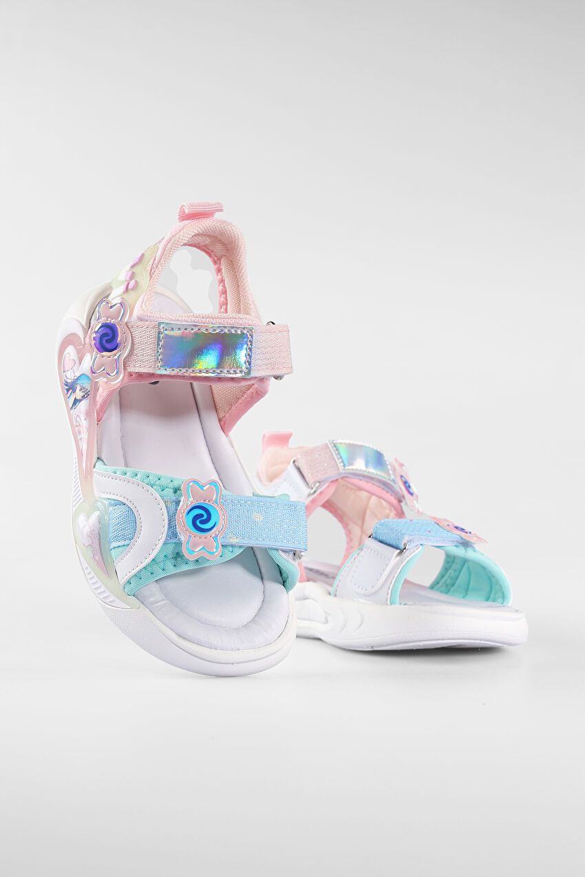 Vicco Arial Hafif Kız Bebek Pudra Sandalet