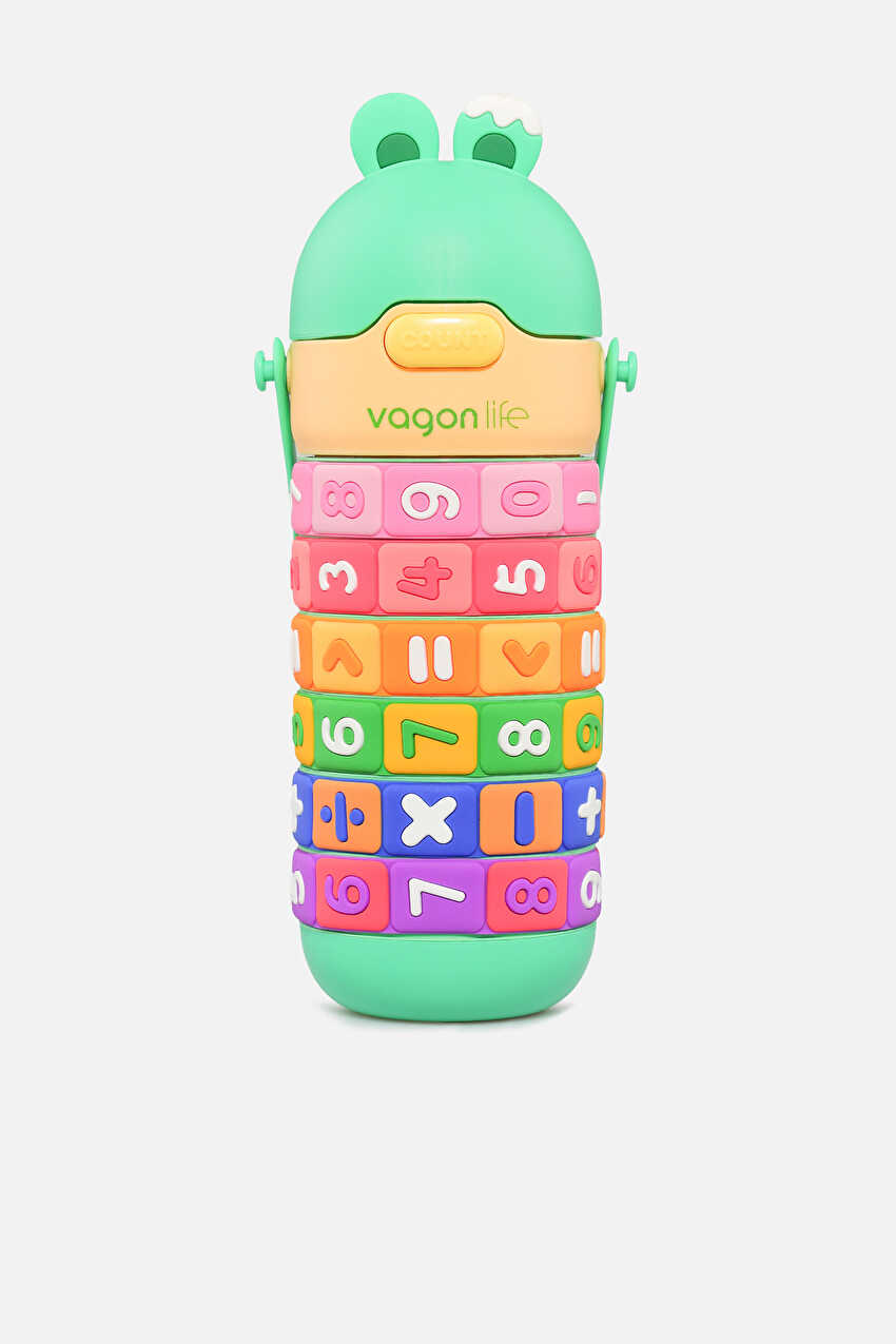 Vagonlife Number Kilitli Kapak Unisex 430ML Yeşil Çelik Termos