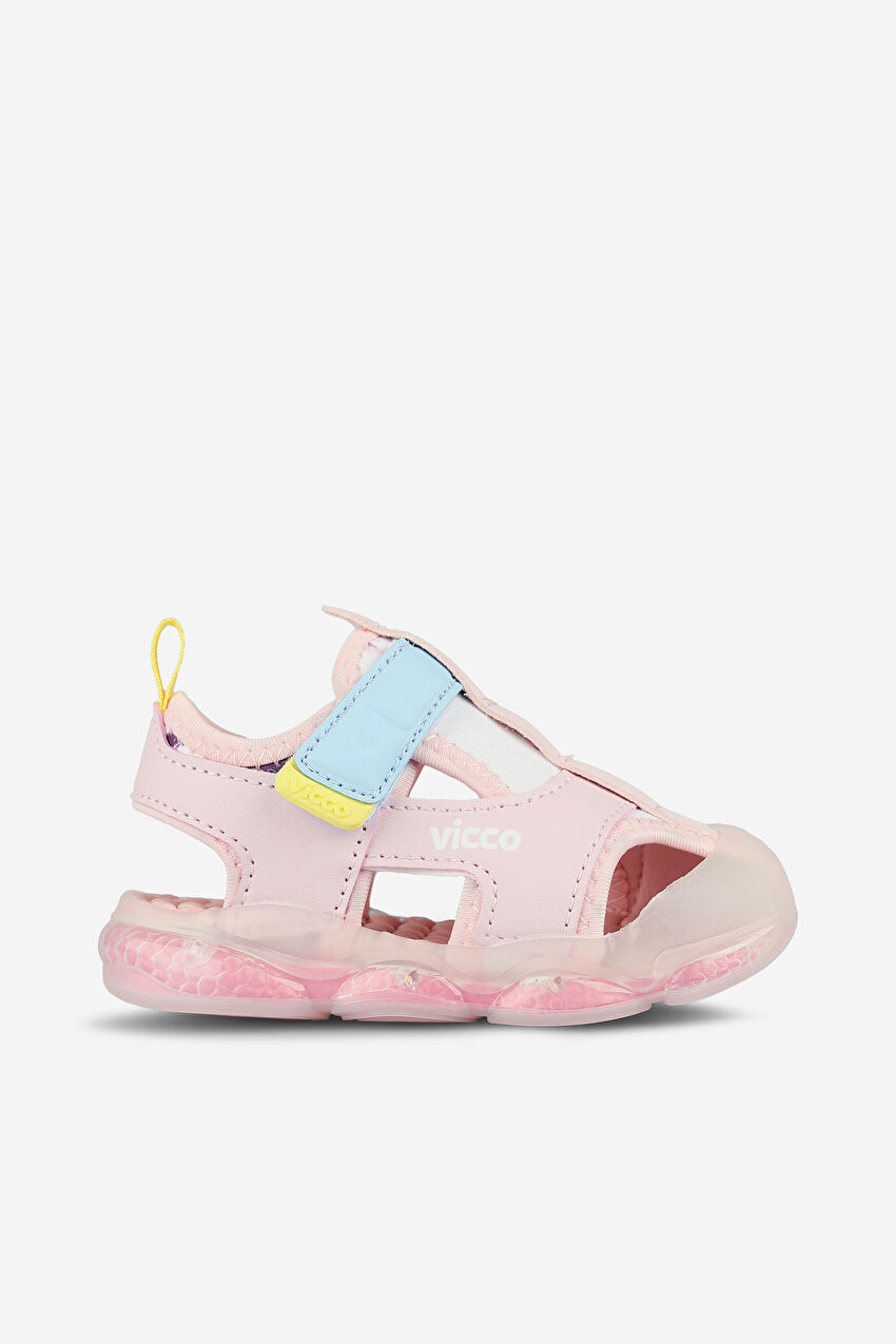 Vicco Live Işıklı Kız Bebek Pudra Sandalet