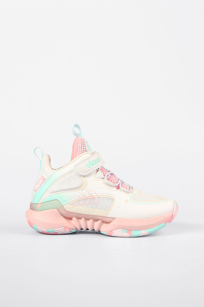 Vicco Scan Hafif Kız Çocuk Pudra Basketbol Ayakkabısı