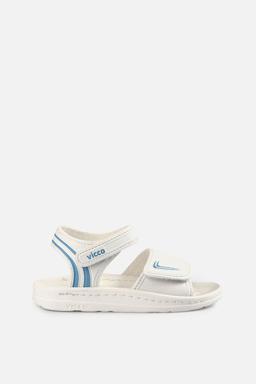 Vicco Dory Basic Unisex Bebek Beyaz Sandalet