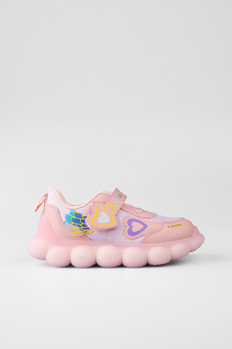 Vicco Süse Işıklı Kız Bebek Pudra Spor Ayakkabı 346.B25K.229-114 | Vicco