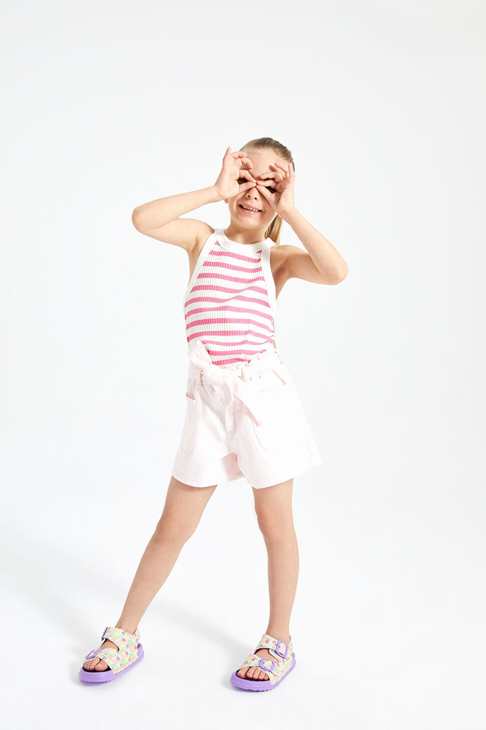 Vicco Miyu II Baskılı Kız Çocuk Lila Sandalet 321.F23Y.254-16 | Vicco