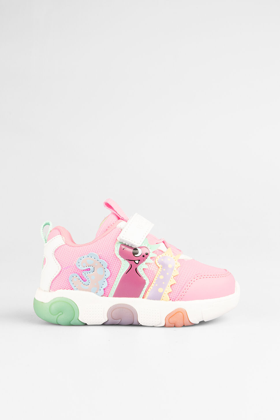 Vicco Number Işıklı Kız Bebek Pembe Spor Ayakkabı 346.B25Y.160-06 | Vicco