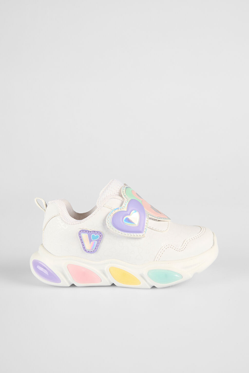 Vicco Lovely Işıklı Kız Bebek Beyaz Spor Ayakkabı 346.B25K.234-11 | Vicco