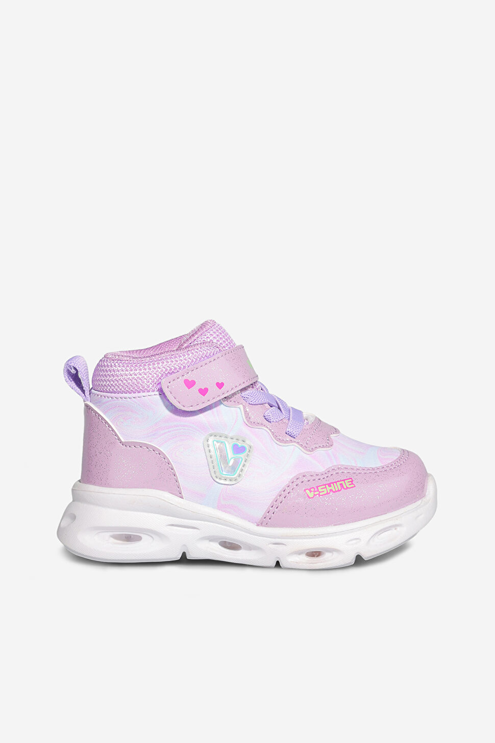 Vicco Poni Işıklı Kız Bebek Lila Bot 946.B25K.430-16 | Vicco