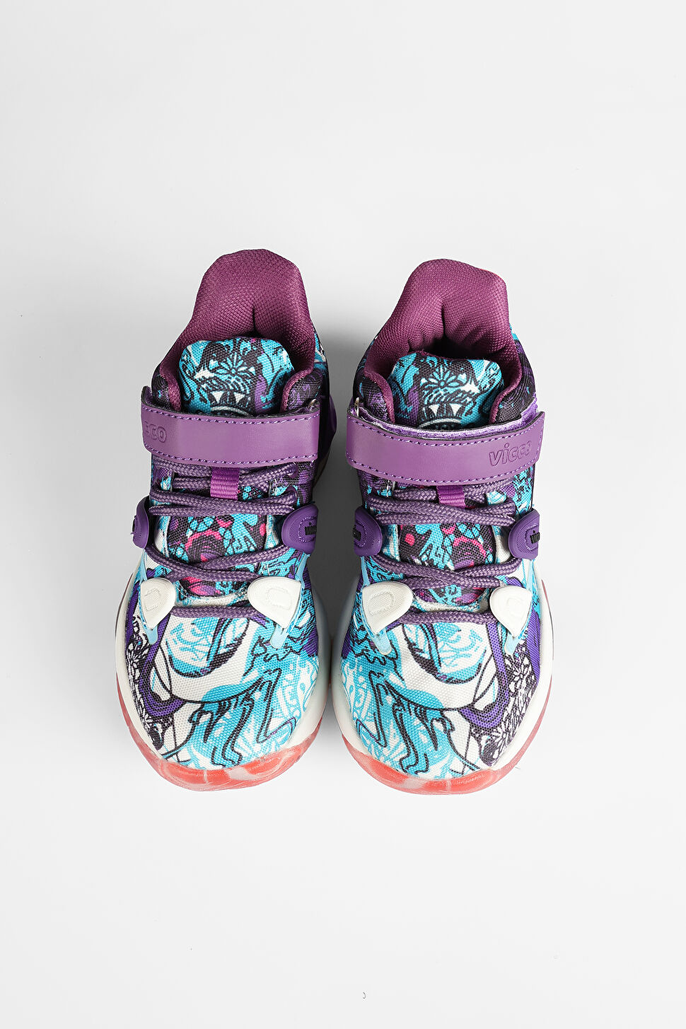 Vicco Universe Baskılı Kız Çocuk Mor Basketbol Ayakkabısı 346.F25Y.199-23 | Vicco