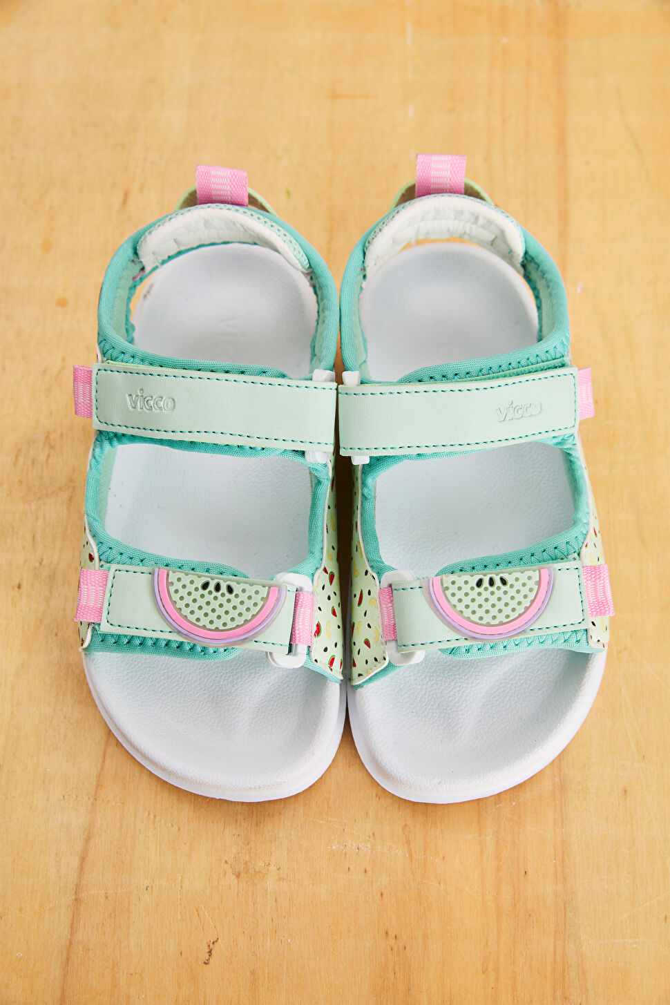 Vicco İnkagi Hafif Kız Okul Öncesi Yeşil Sandalet 332.P25Y.251-13 | Vicco