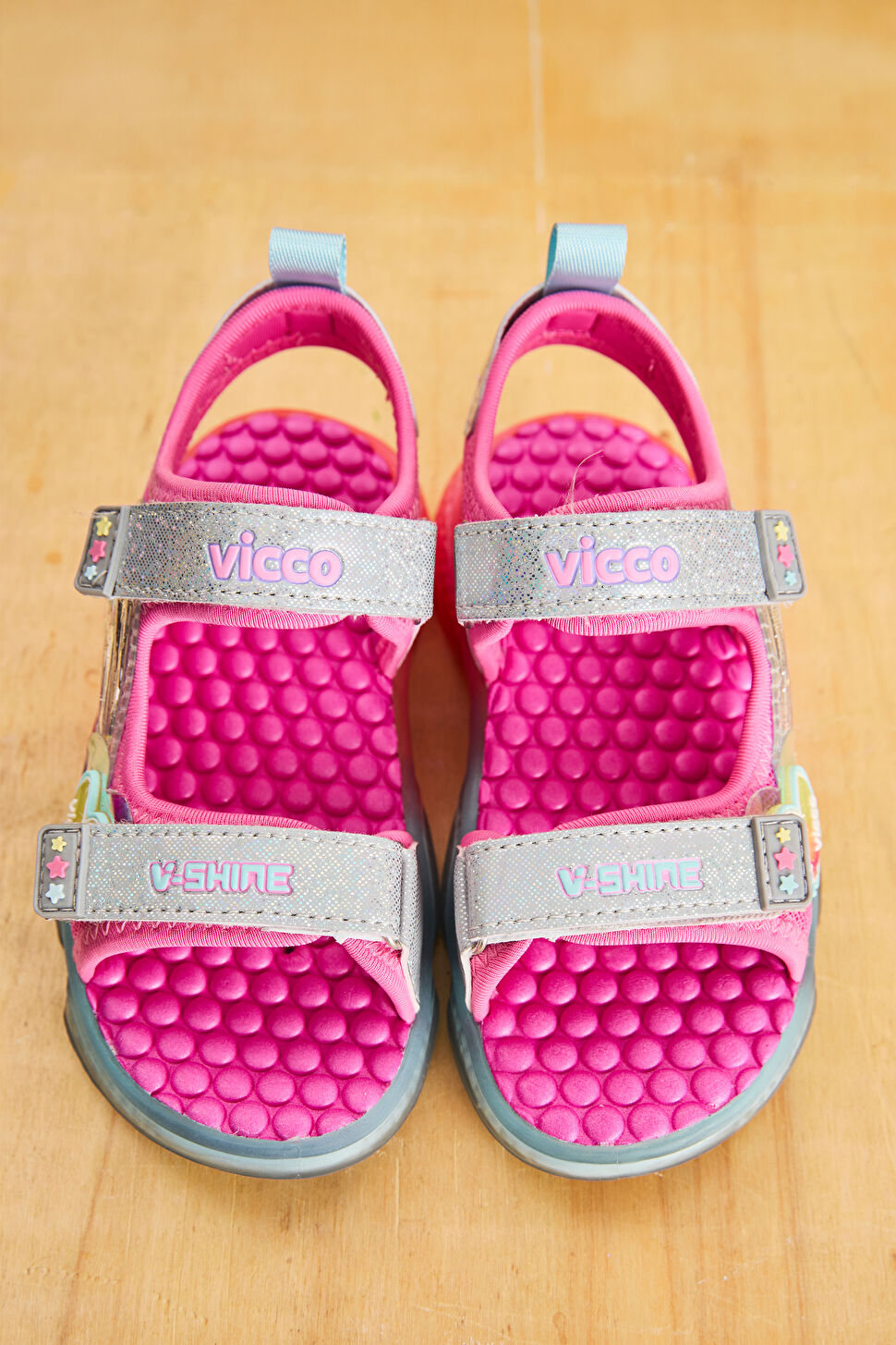 Vicco Can Işıklı Kız Bebek Fuşya Sandalet 332.B25Y.254-07 | Vicco