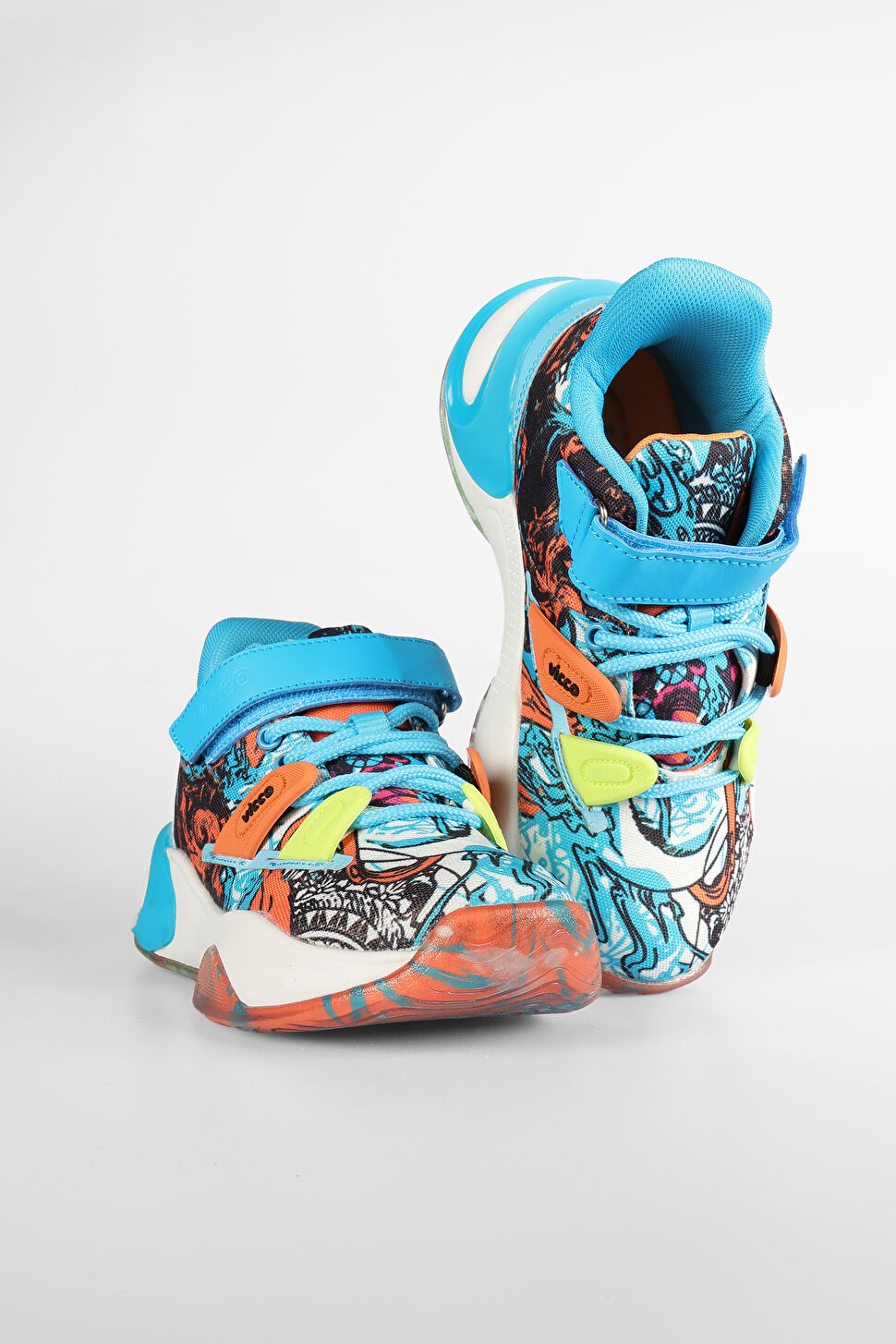 Vicco Universe Baskılı Erkek Çocuk Yeşil Basketbol Ayakkabısı 346.F25Y.199-13 | Vicco