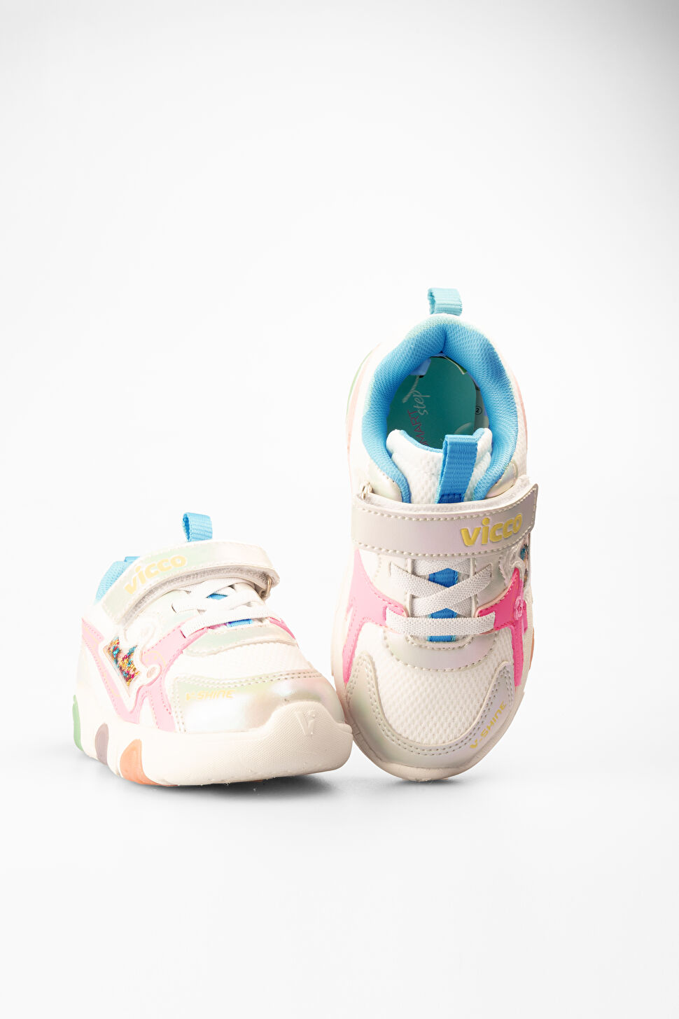 Vicco Queen Işıklı Kız Okul Öncesi Beyaz Spor Ayakkabı 346.P25Y.180-11 | Vicco