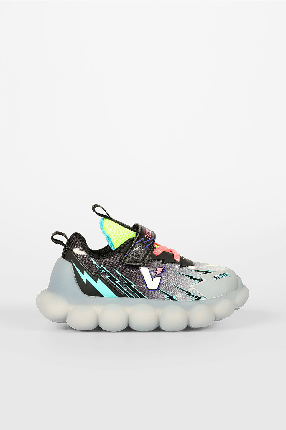 Vicco Flash Işıklı Erkek Bebek Siyah Spor Ayakkabı 346.B25Y.214-02 | Vicco