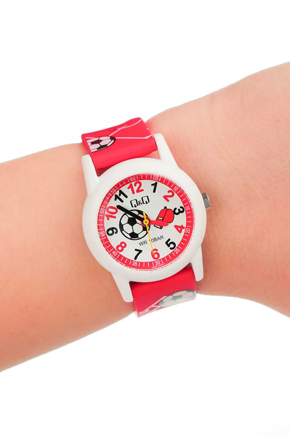 QQ Saat Soccer Analog Aksesuar Kırmızı Saat V22A-010VY-03 | Vicco