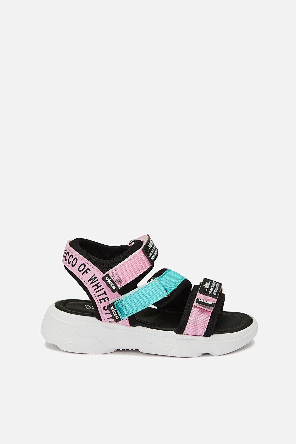 Vicco Chester Armalı Kız Bebek Pembe Sandalet 332.B21Y.190-06 | Vicco