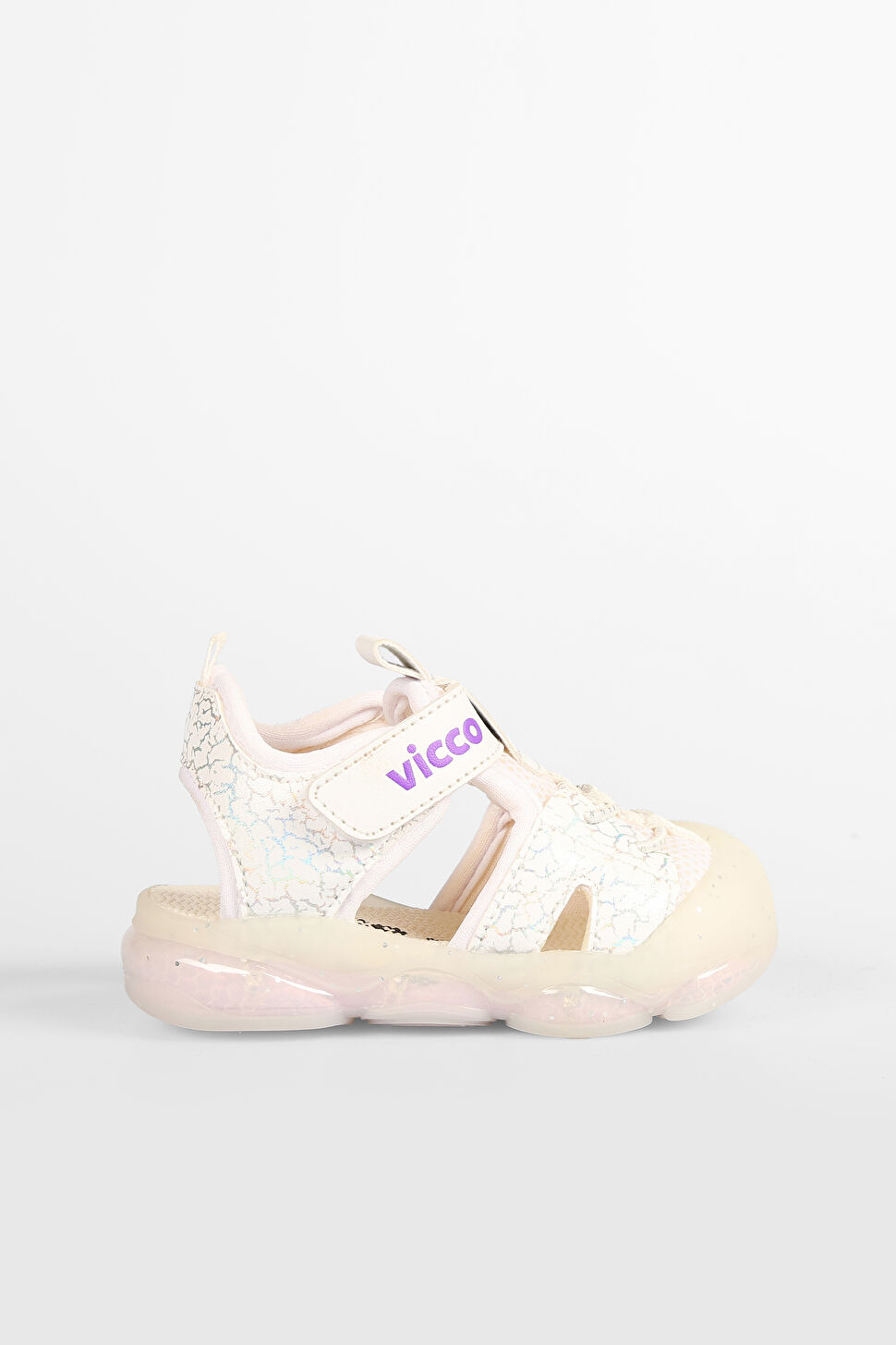 Vicco Monrovia Işıklı Kız İlk Adım Beyaz Sandalet 321.E24Y.211-11 | Vicco