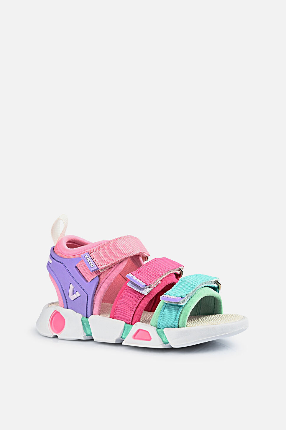 Vicco Gorbi Basic Kız Bebek Pembe Sandalet 332.B21Y.191-06 | Vicco