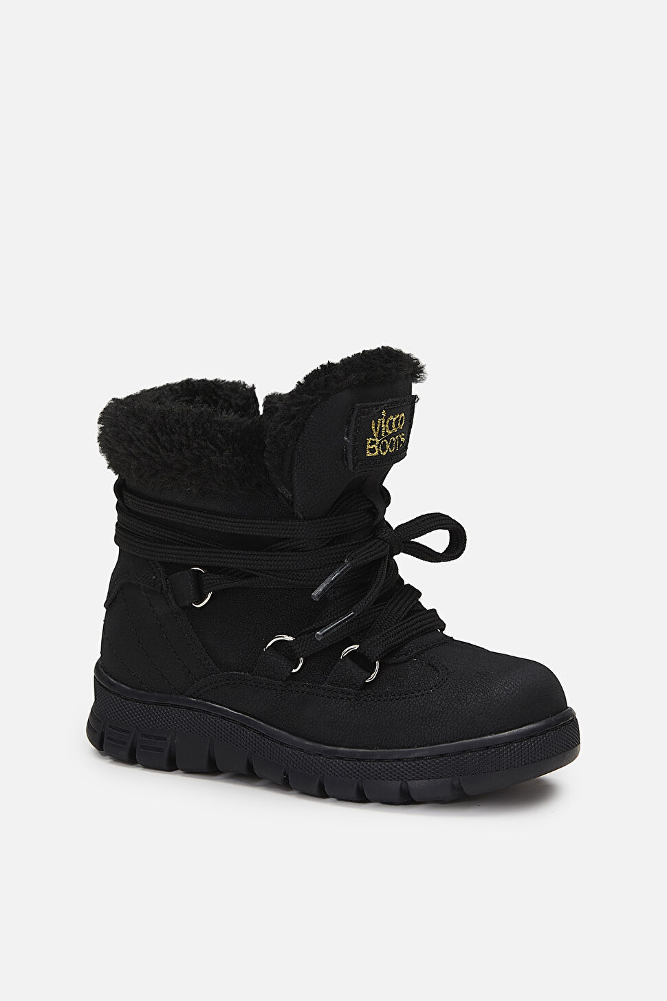 Vicco Kappa Kürklü Kız Bebek Siyah Bot 946.B20K.222-02 | Vicco