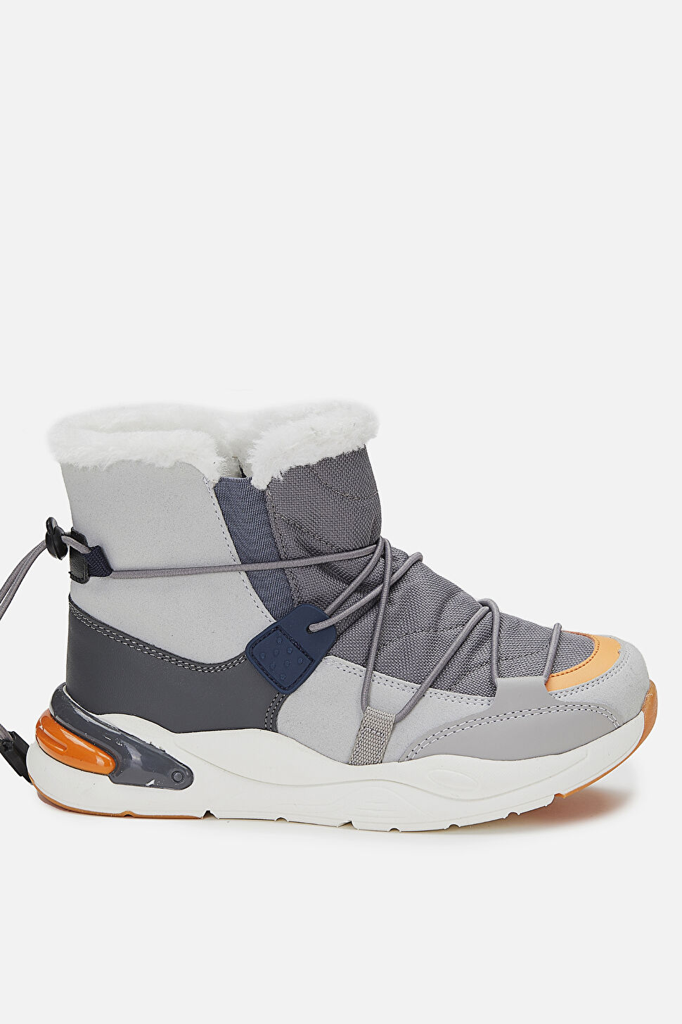 Vicco Pablo Kürklü Erkek Çocuk Gri Bot 943.F21K.368-18 | Vicco