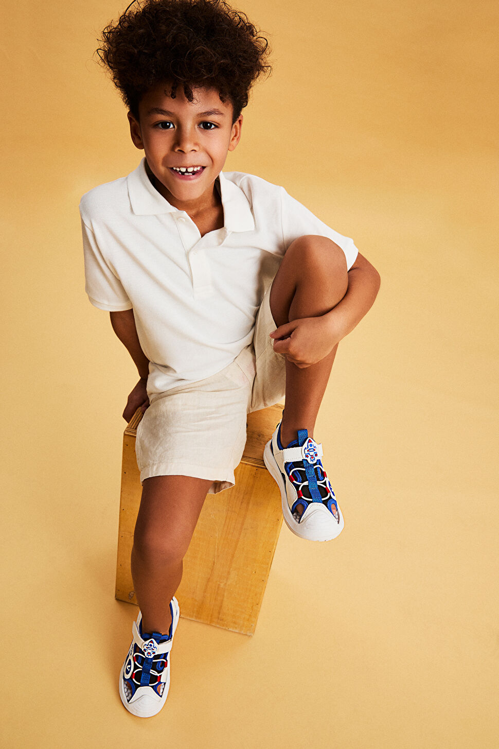 Vicco Rocket Işıklı Erkek Okul Öncesi Saks Mavi Sandalet 332.P25Y.221-05 | Vicco