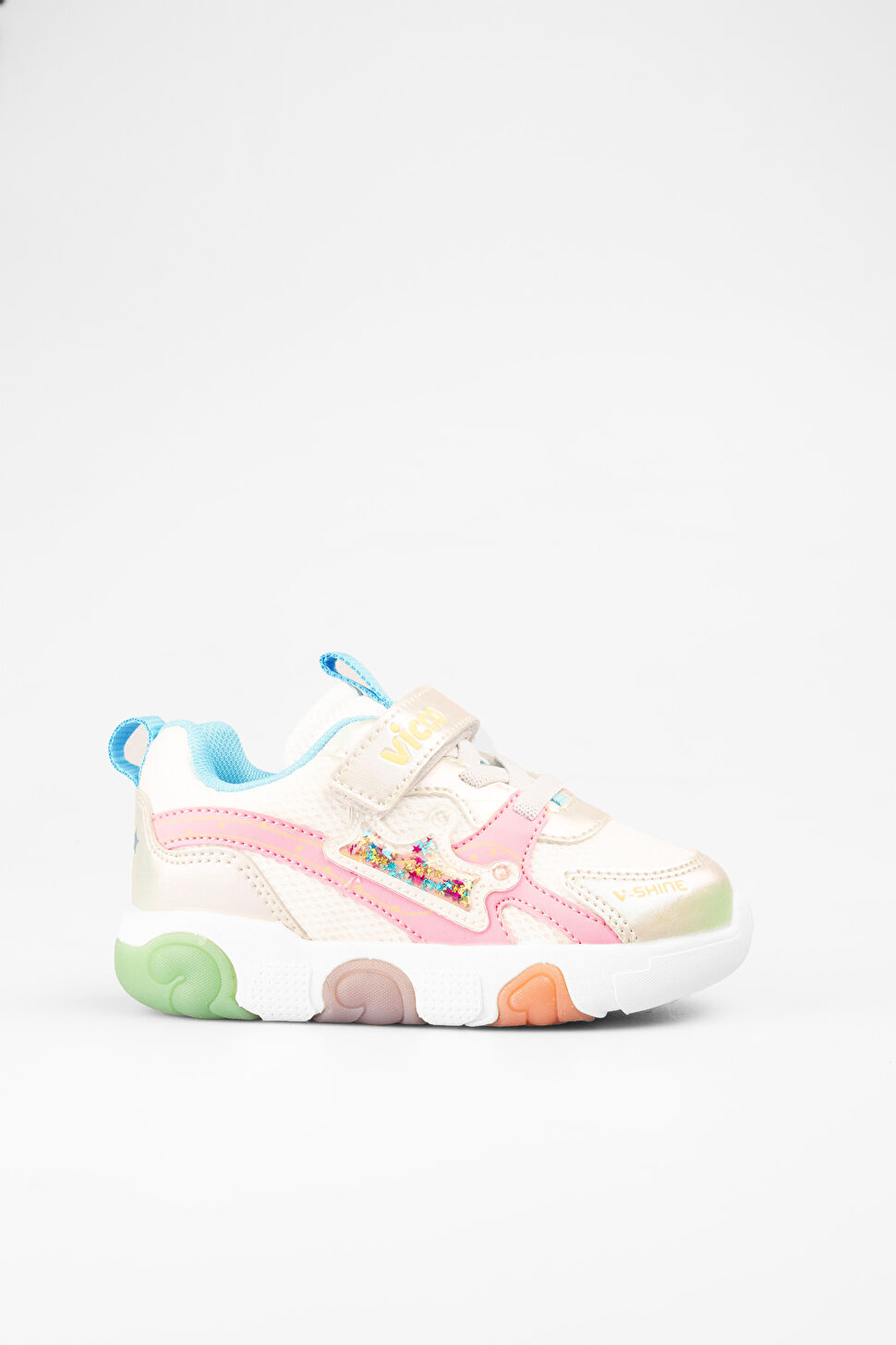 Vicco Queen Işıklı Kız Bebek Beyaz Spor Ayakkabı 346.B25Y.180-11 | Vicco