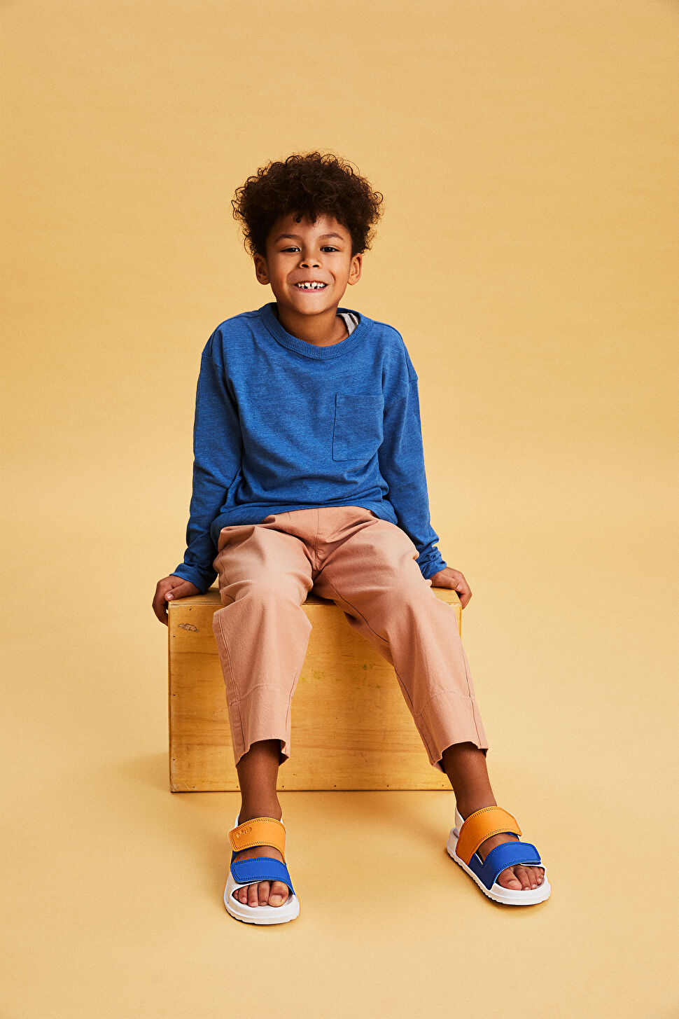 Vicco Krixi Hafif Erkek Çocuk Beyaz/Saks Mavi Sandalet 321.F23Y.252-1105 | Vicco