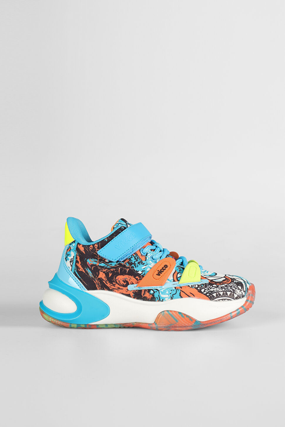 Vicco Universe Baskılı Erkek Çocuk Yeşil Basketbol Ayakkabısı 346.F25Y.199-13 | Vicco