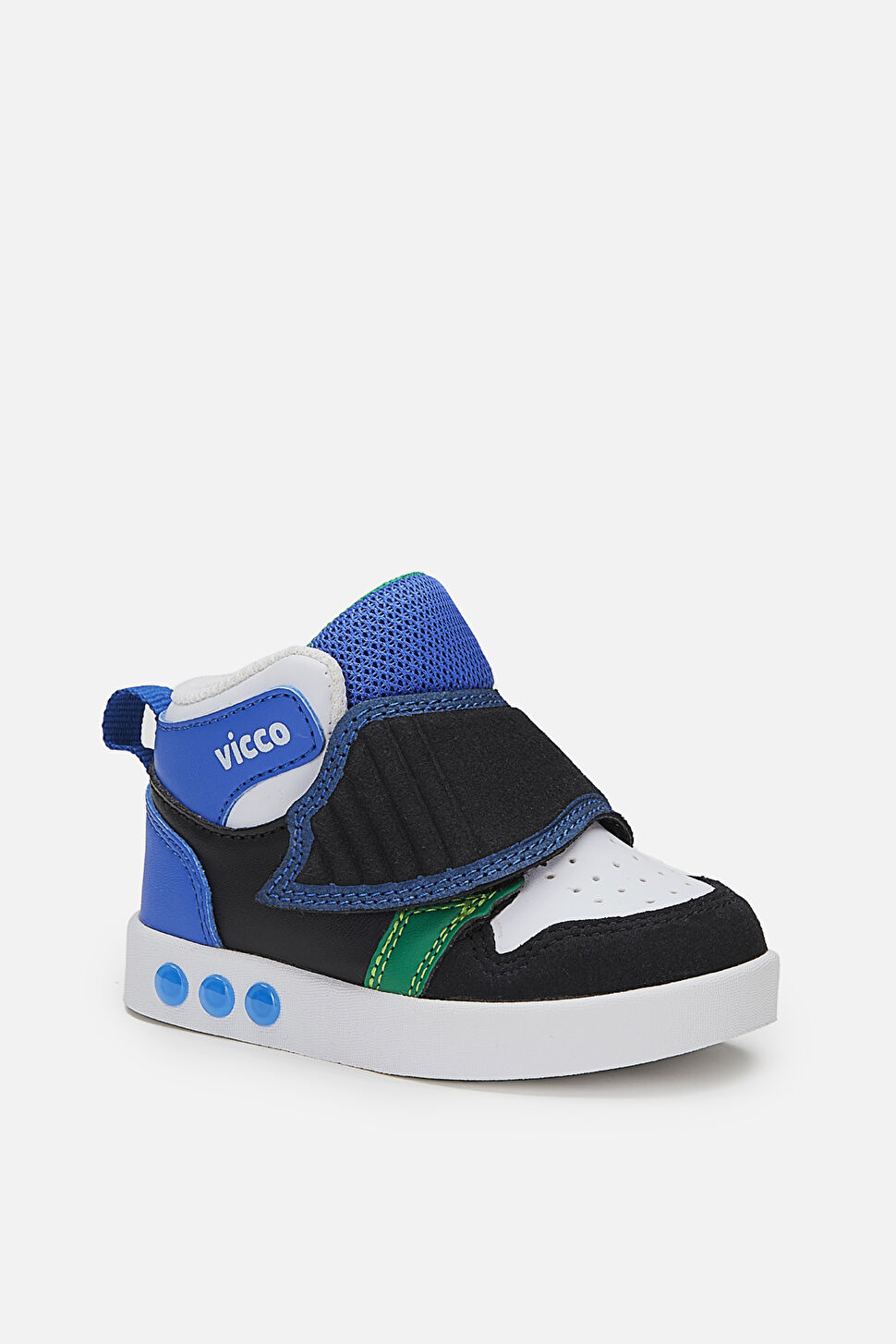 Vicco Ufo Işıklı Erkek İlk Adım Saks Mavi/Siyah Bot