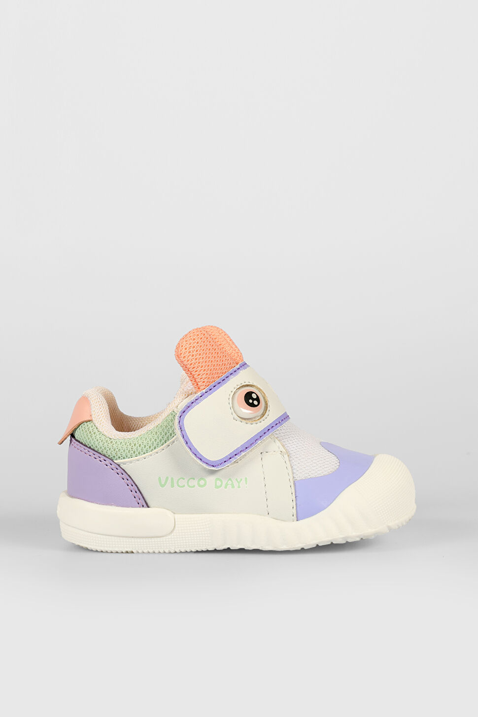 Vicco Loca Baskılı Kız İlk Adım Beyaz Günlük Ayakkabı 950.E25Y.231-11 | Vicco