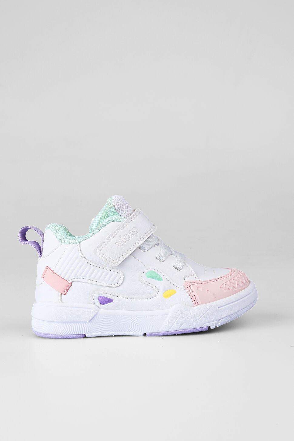 Vicco Nita Hafif Kız Bebek Beyaz/Pembe Sneaker 946.B25K.439-1106 | Vicco