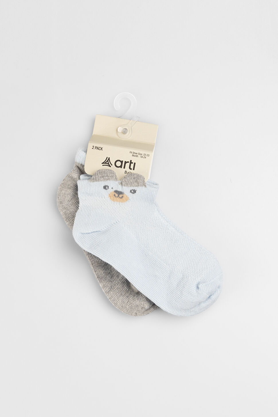 Katamino Salaman 2'li Erkek İlk Adım Mavi/Gri Çorap E.K48025E-0418 | Vicco