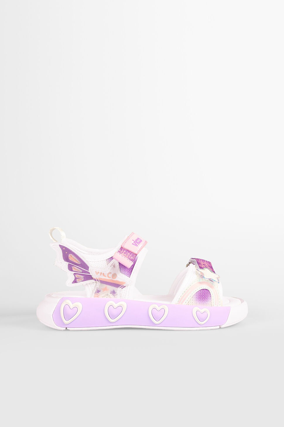 Vicco Label Hafif Kız Okul Öncesi Beyaz Sandalet 332.P25Y.178-11 | Vicco