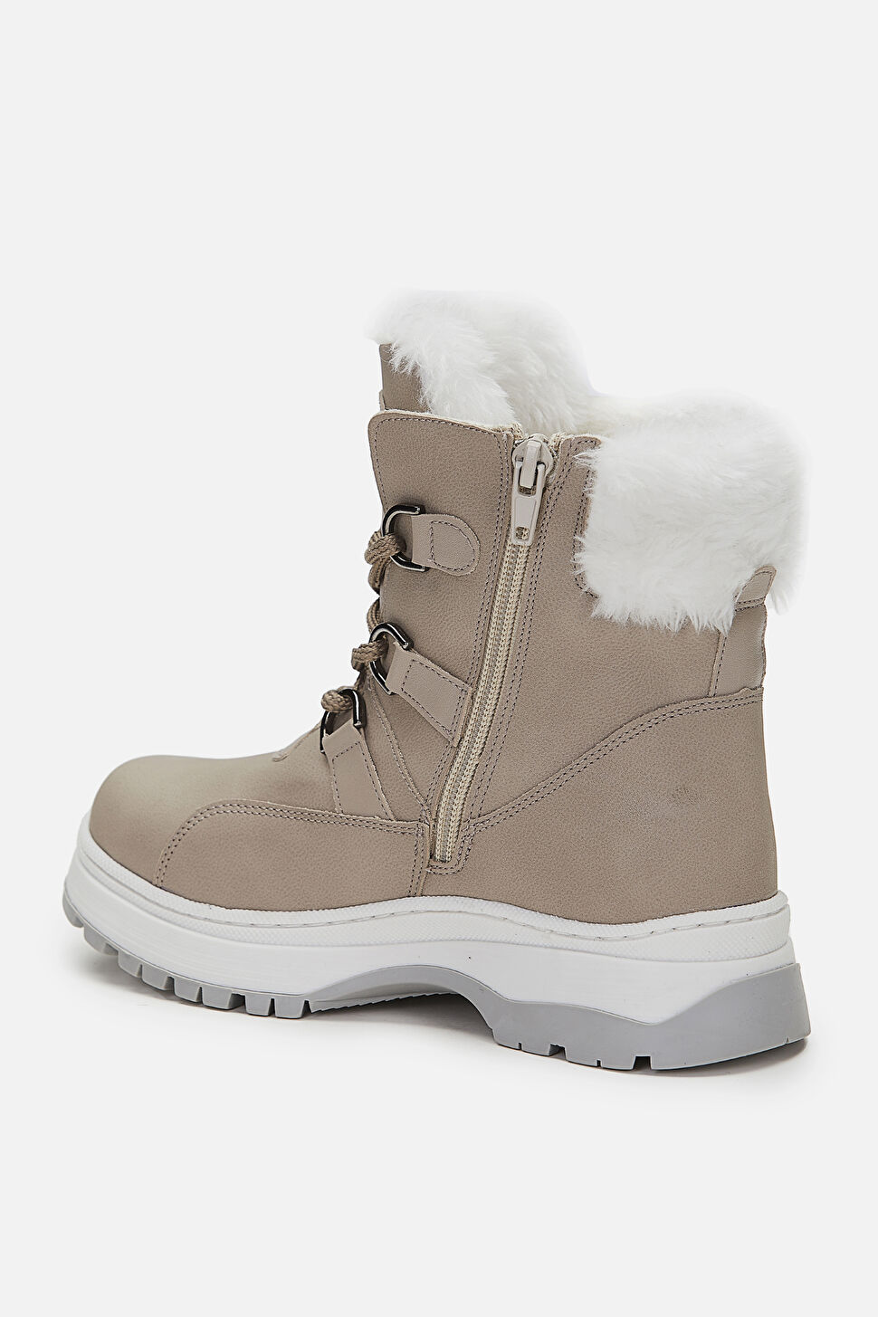 Vicco Alexis Kürklü Kız Çocuk Gri Bot 946.F21K.240-18 | Vicco