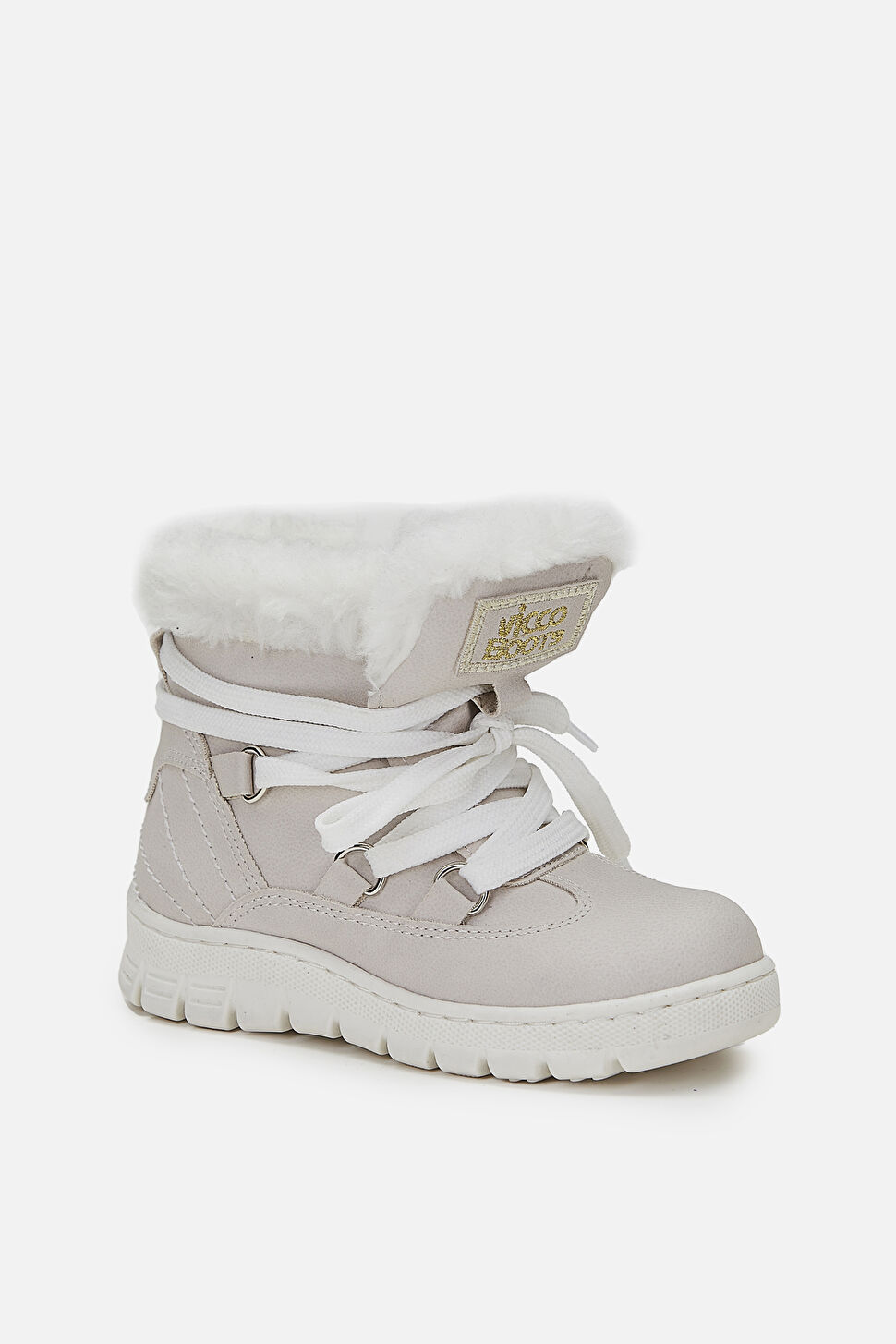 Vicco Kappa Kürklü Kız Okul Öncesi Bej Bot 946.P20K.222-15 | Vicco