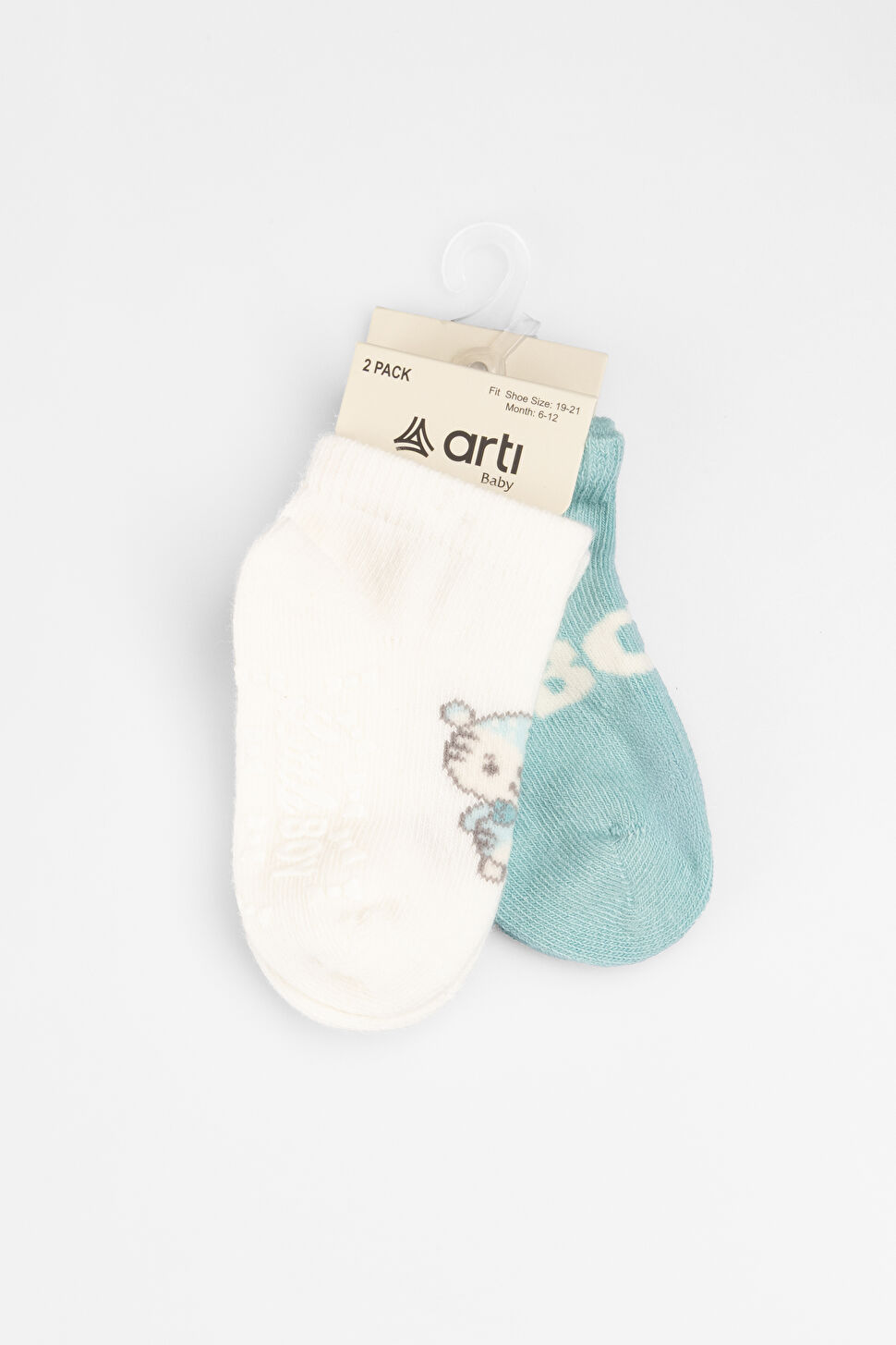 Katamino Aristo 2'li Erkek İlk Adım Beyaz/Mavi Çorap E.K20406E-1104 | Vicco