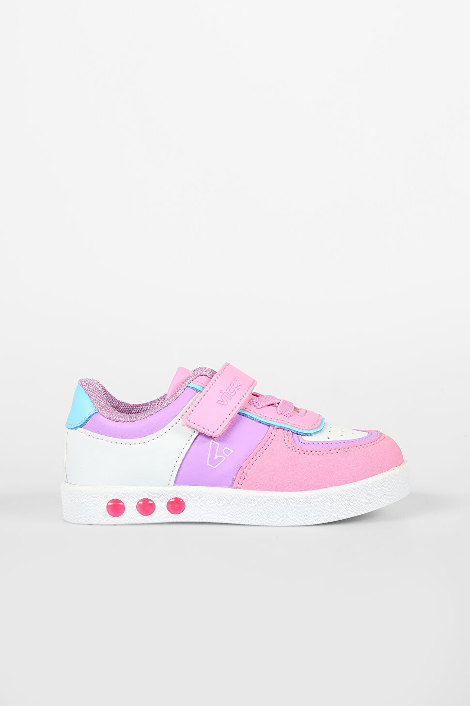 Vicco Sam Işıklı Kız Okul Öncesi Pembe Sneaker 313.P21K.130-06 | Vicco