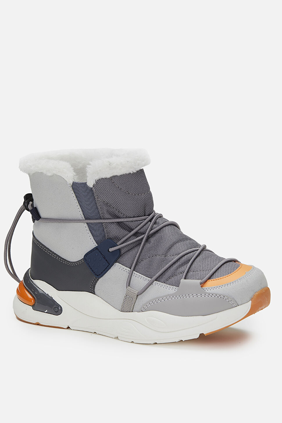 Vicco Pablo Kürklü Erkek Çocuk Gri Bot 943.F21K.368-18 | Vicco