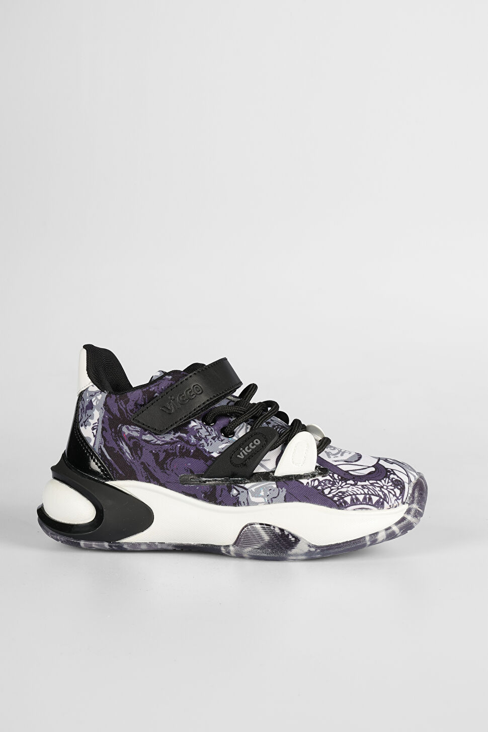 Vicco Universe Baskılı Erkek Çocuk Siyah Basketbol Ayakkabısı 346.F25Y.199-02 | Vicco