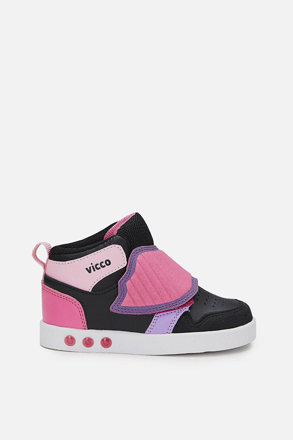 Vicco Ufo Işıklı Kız Bebek Siyah/Fuşya Bot 313.B20K.100-0207 | Vicco